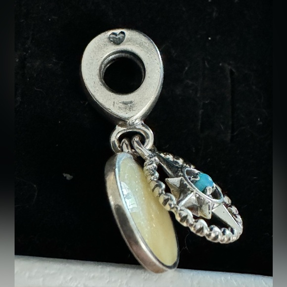 Authentic Pandora Compass Follow Your Dream Dangle charm - Picture 3 of 5